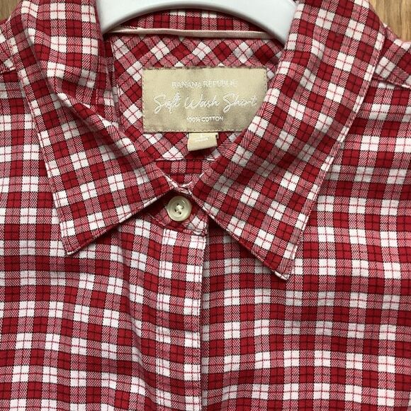 Banana Republic Soft Wash Flannel Button Down 🍁🍃🍁🍂 - Picture 2 of 5